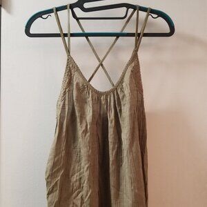 Melrose and market woven strappy tank top